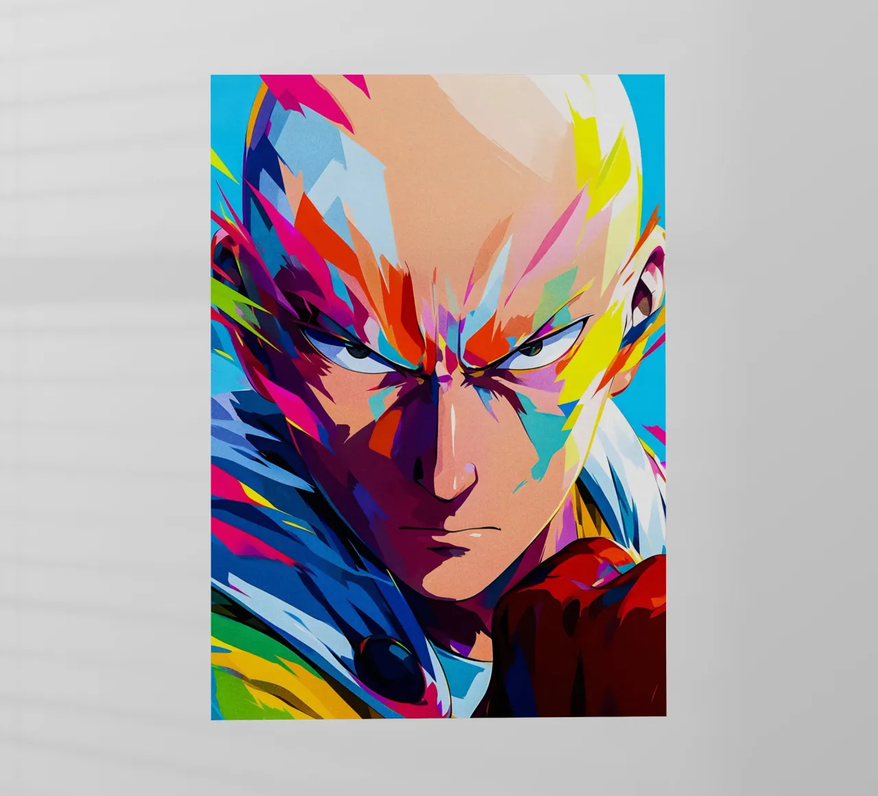 saitama one punch man pellicola backlit da HopeStudio