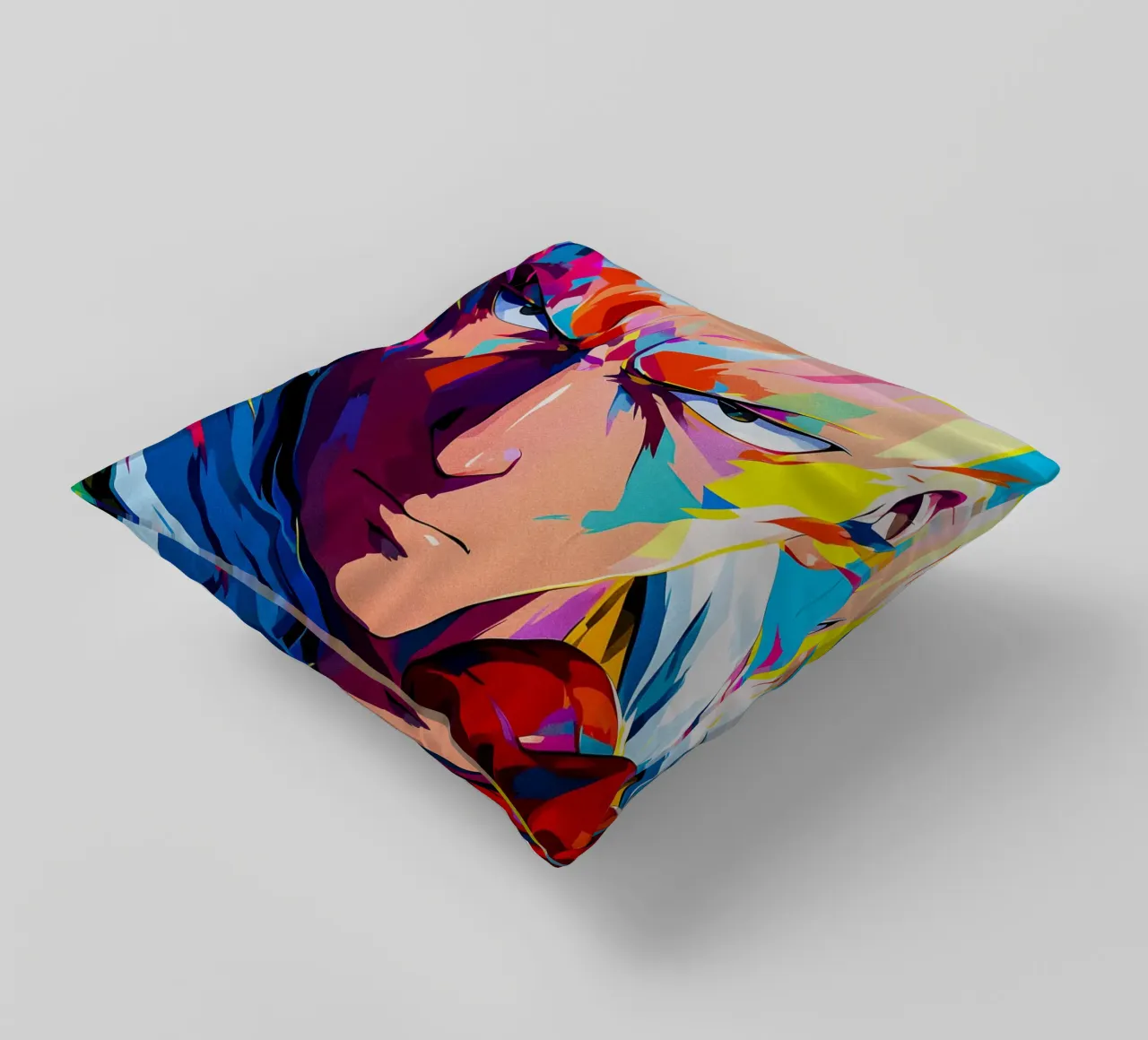 saitama one punch man decorative cushion by HopeStudio