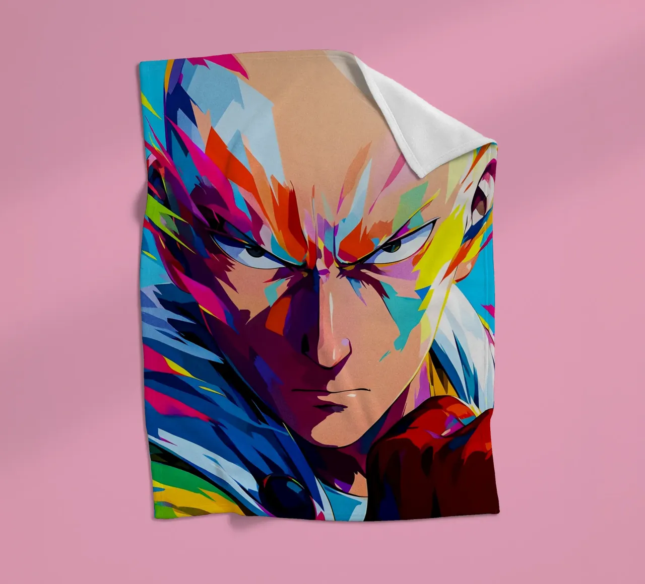 saitama one punch man manta de franela de HopeStudio