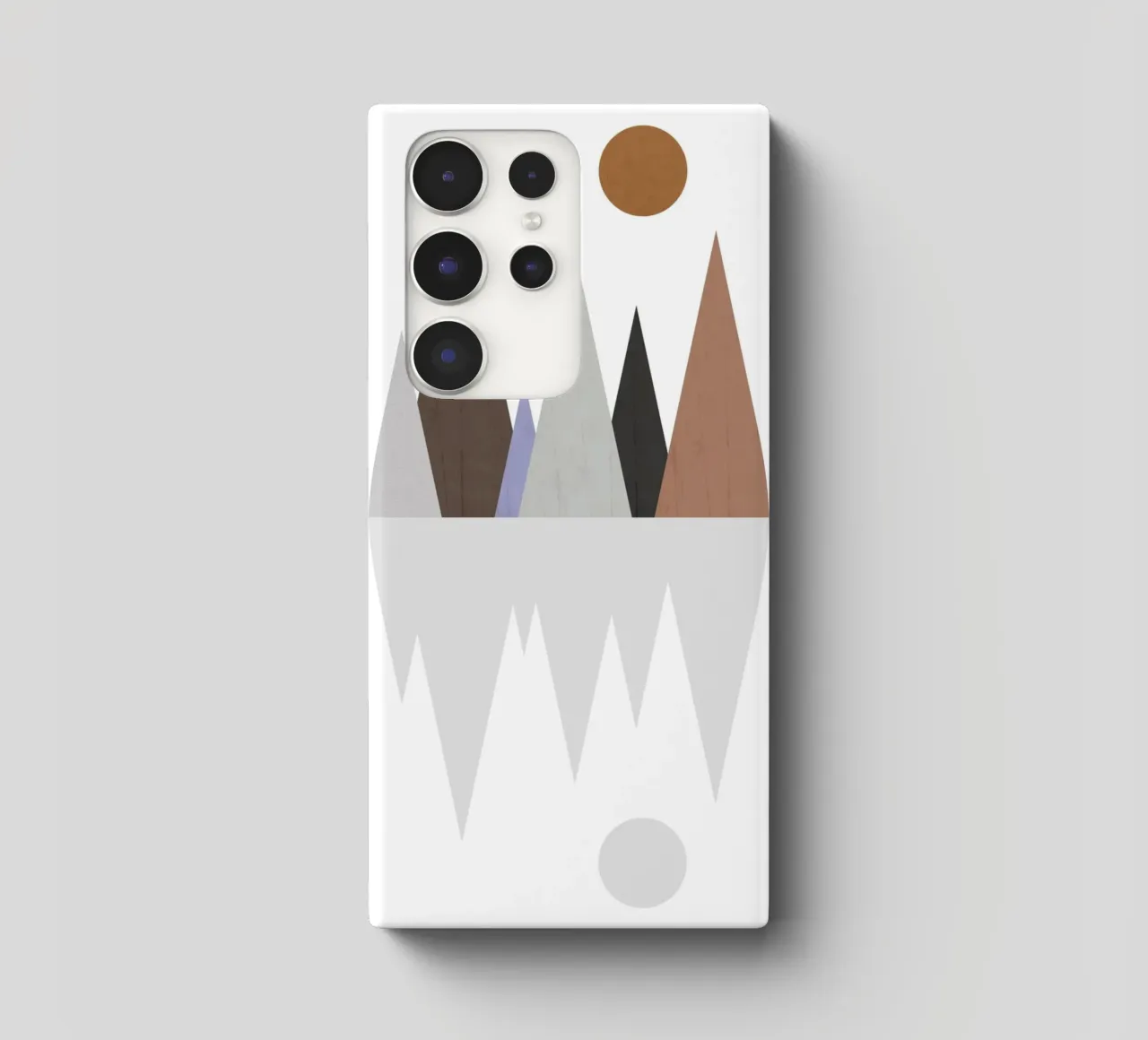 Minimalist landscape with inverted reflection cover samsung da LisaArtes