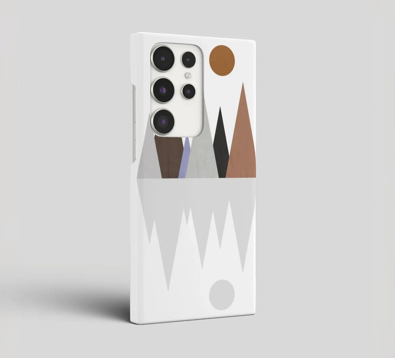 Minimalist landscape with inverted reflection cover samsung da LisaArtes