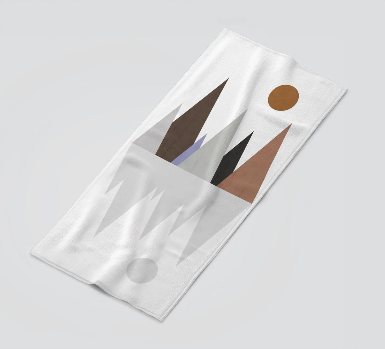 Minimalist landscape with inverted reflection telo mare da LisaArtes