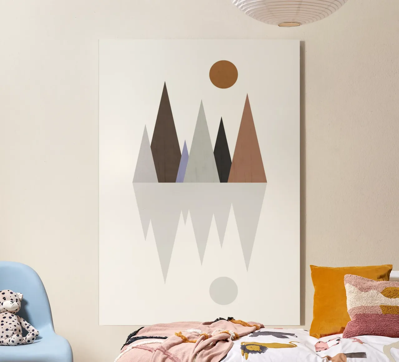 Minimalist landscape with inverted reflection plexiglass da LisaArtes