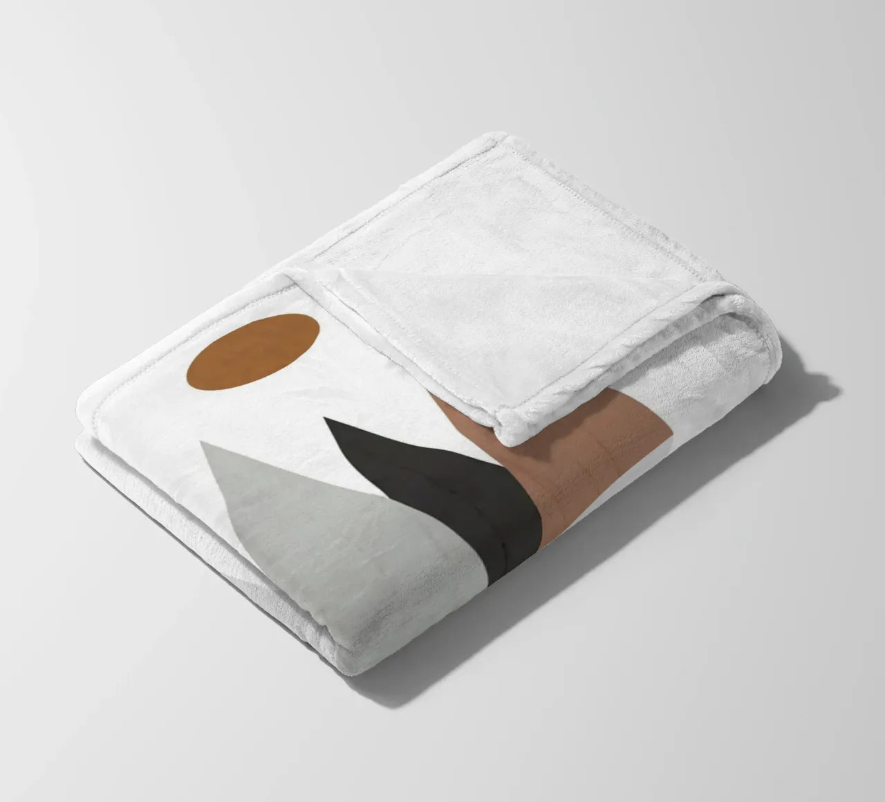 Minimalist landscape with inverted reflection coperta in pile da LisaArtes