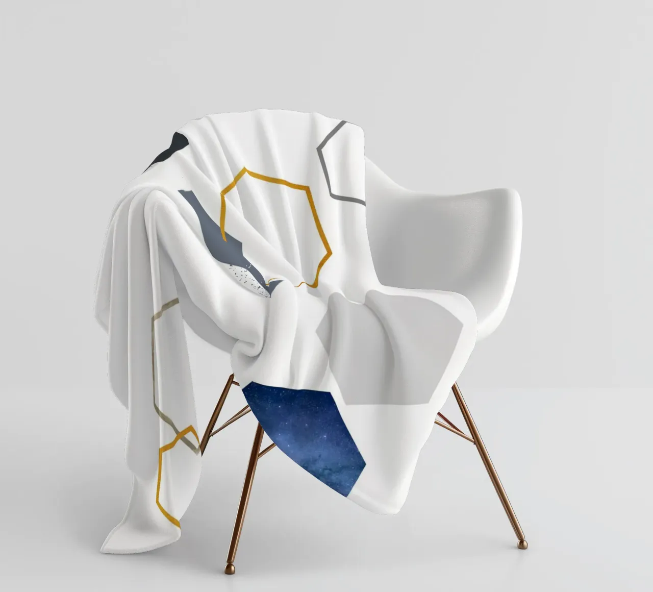 Hexagonal shapes and planet coperta in pile da LisaArtes