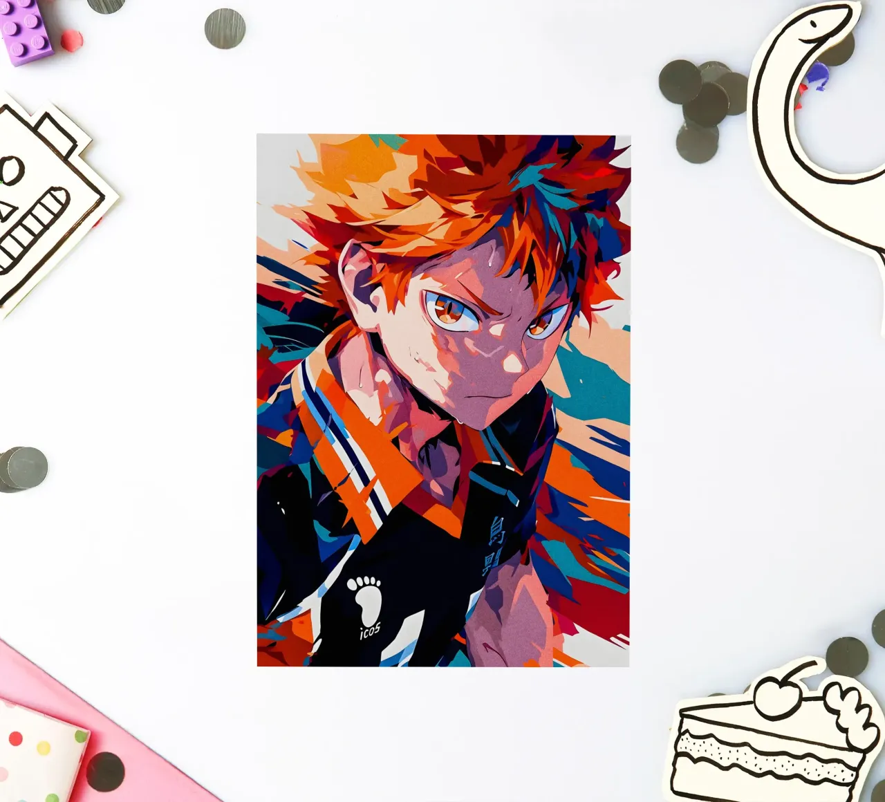 Shoyo Hinata From Haikyu!! sticker by HopeStudio