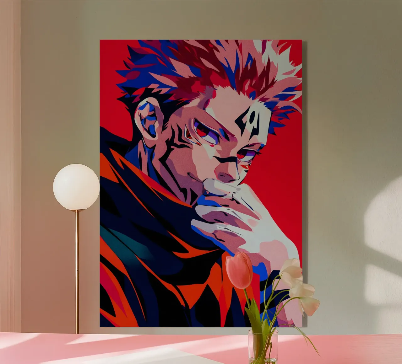 Sukuna Jujutsu Kaisen plexiglass da HopeStudio