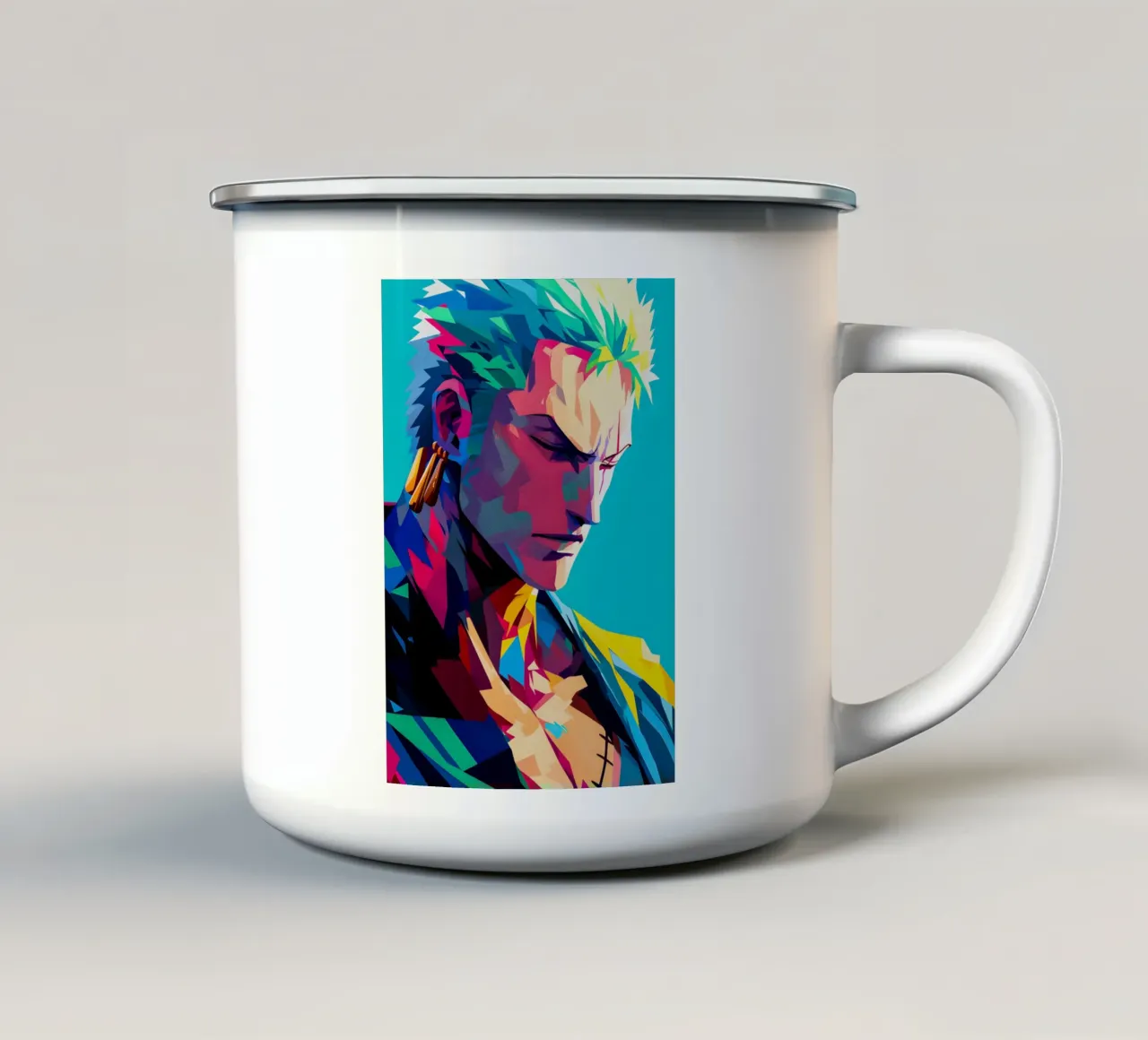Zoro One Piece tazza in smalto da HopeStudio