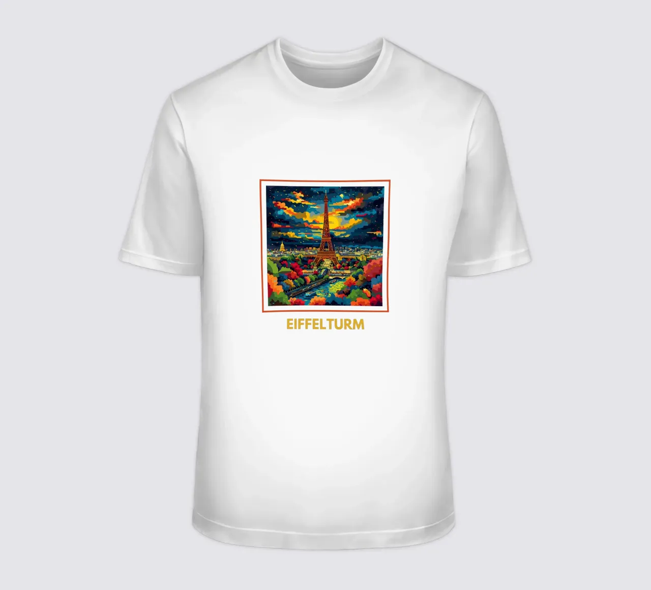 Paris Eiffelturm t-shirt da Nikis Art Studio