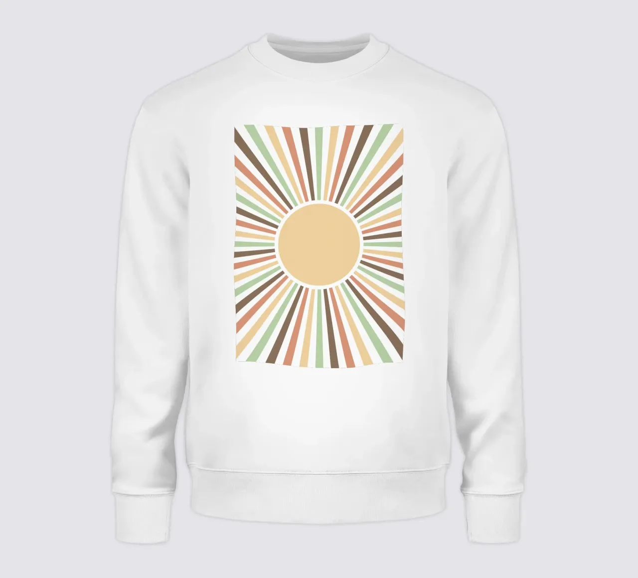 Radiating lines creating a sunburst effect felpa da LisaArtes