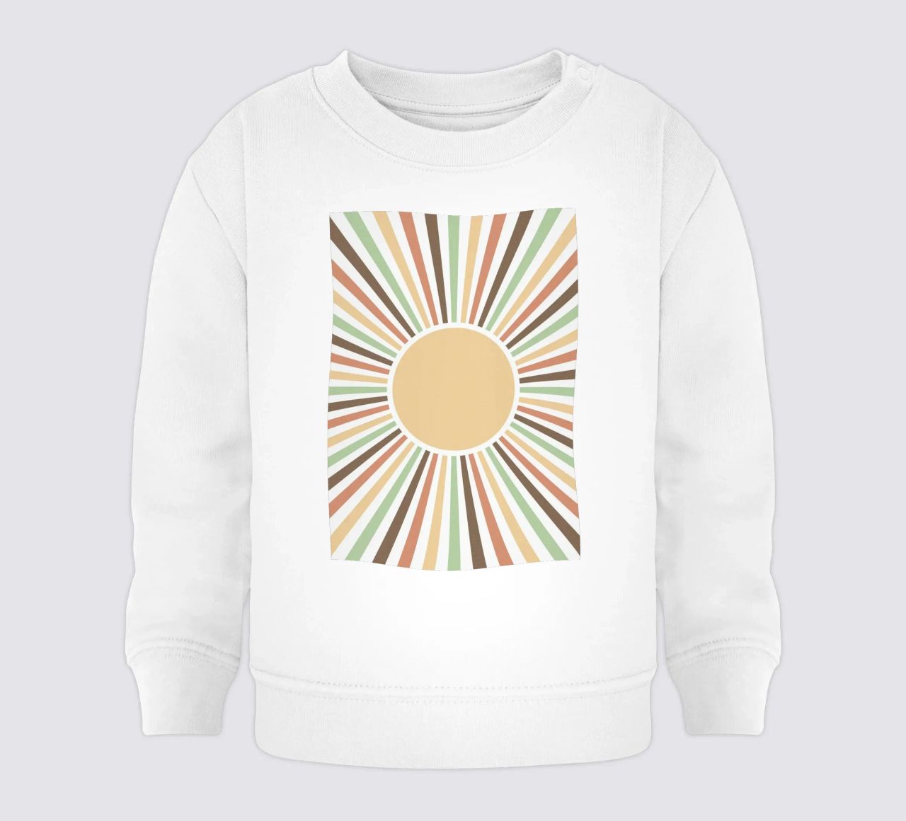 Radiating lines creating a sunburst effect felpa neonato da LisaArtes