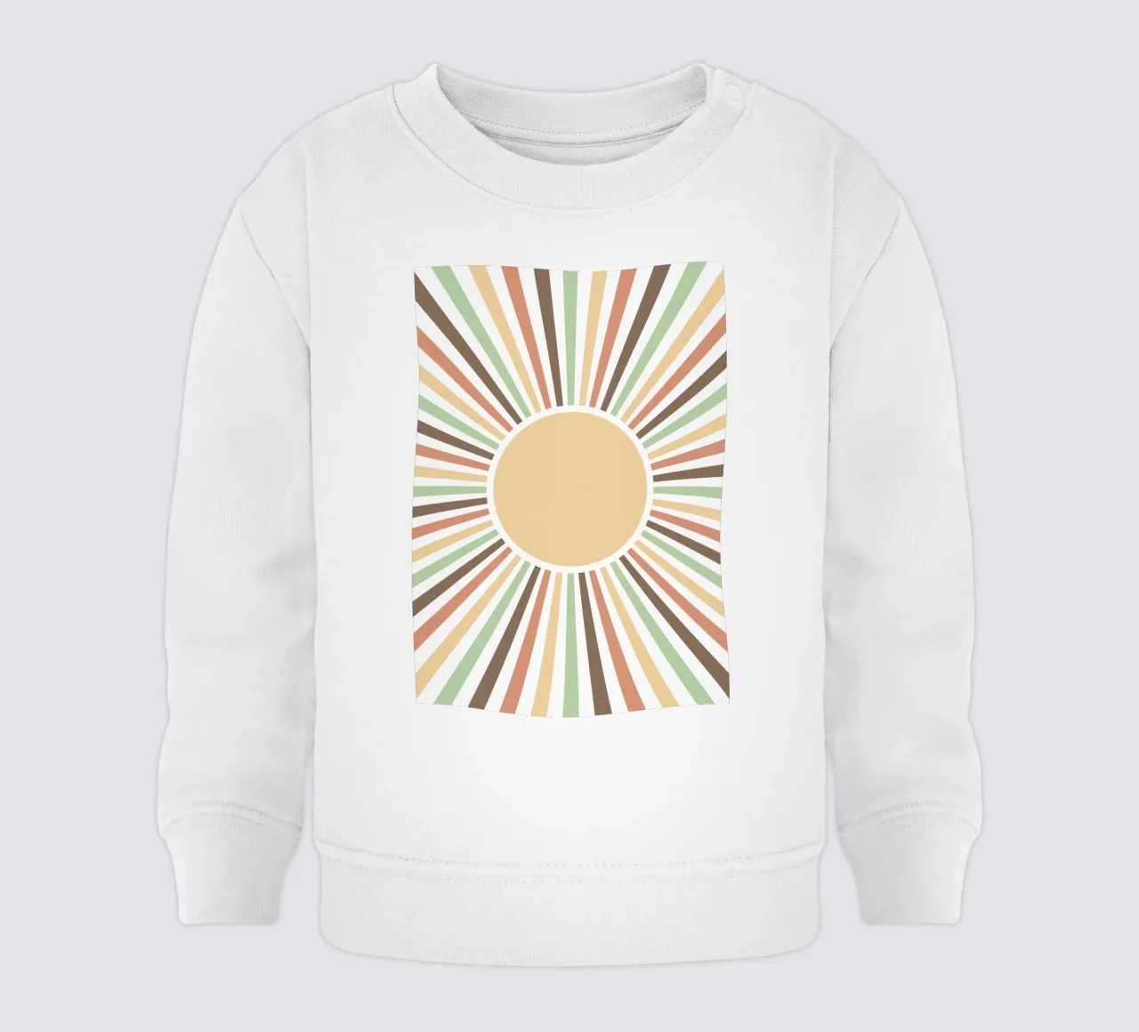 Radiating lines creating a sunburst effect felpa neonato da LisaArtes
