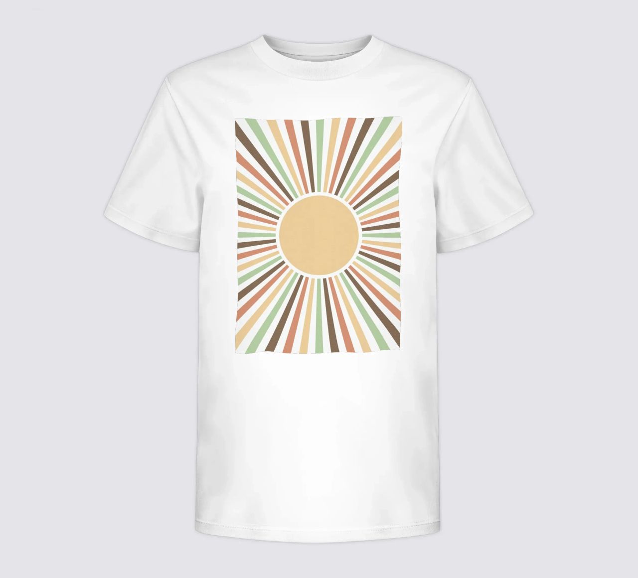 Radiating lines creating a sunburst effect t-shirt bambini da LisaArtes