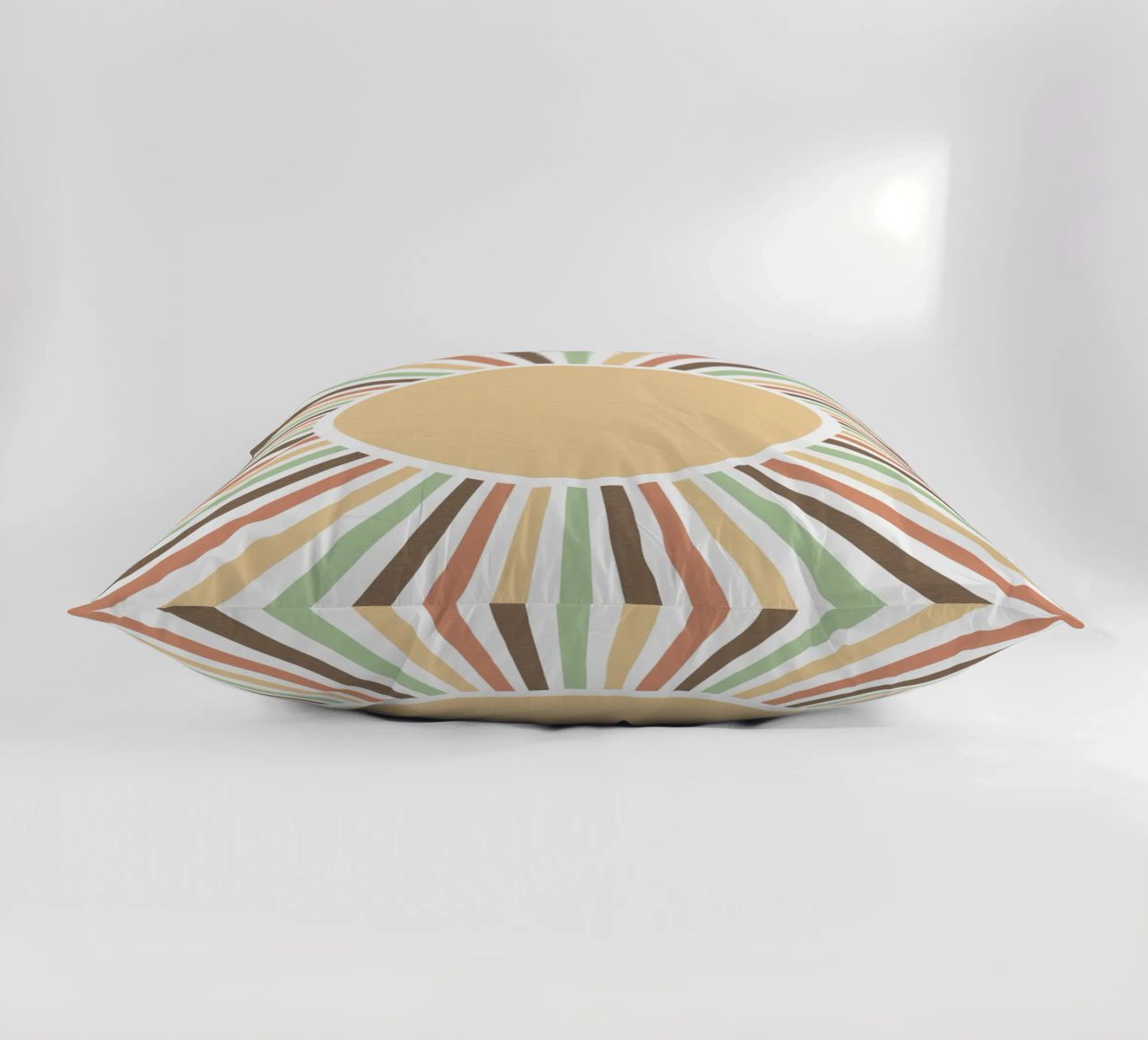 Radiating lines creating a sunburst effect cuscino da LisaArtes