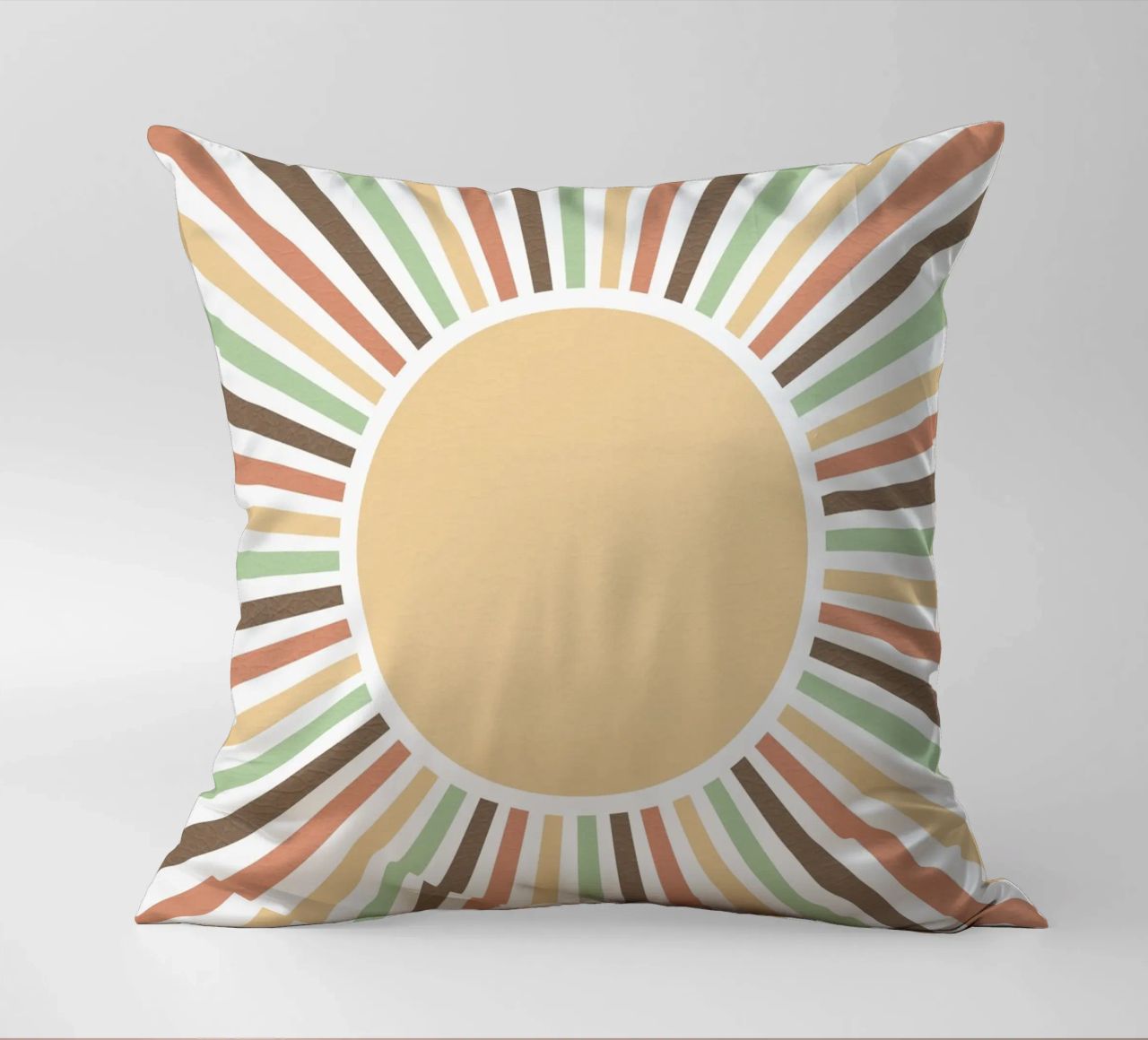 Radiating lines creating a sunburst effect cuscino da LisaArtes