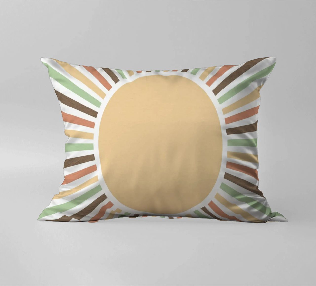 Radiating lines creating a sunburst effect cuscino da LisaArtes
