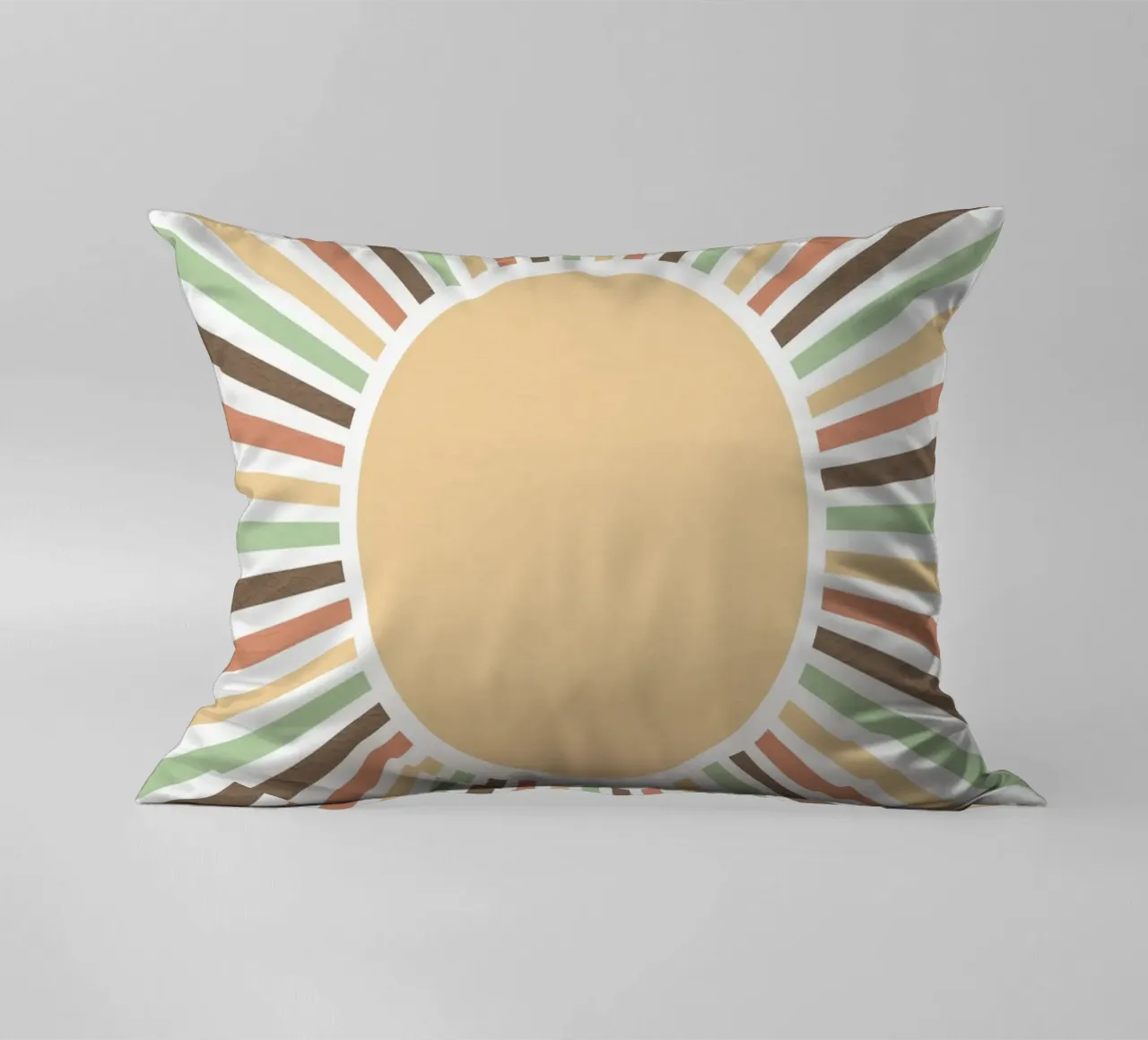 Radiating lines creating a sunburst effect cuscino da LisaArtes