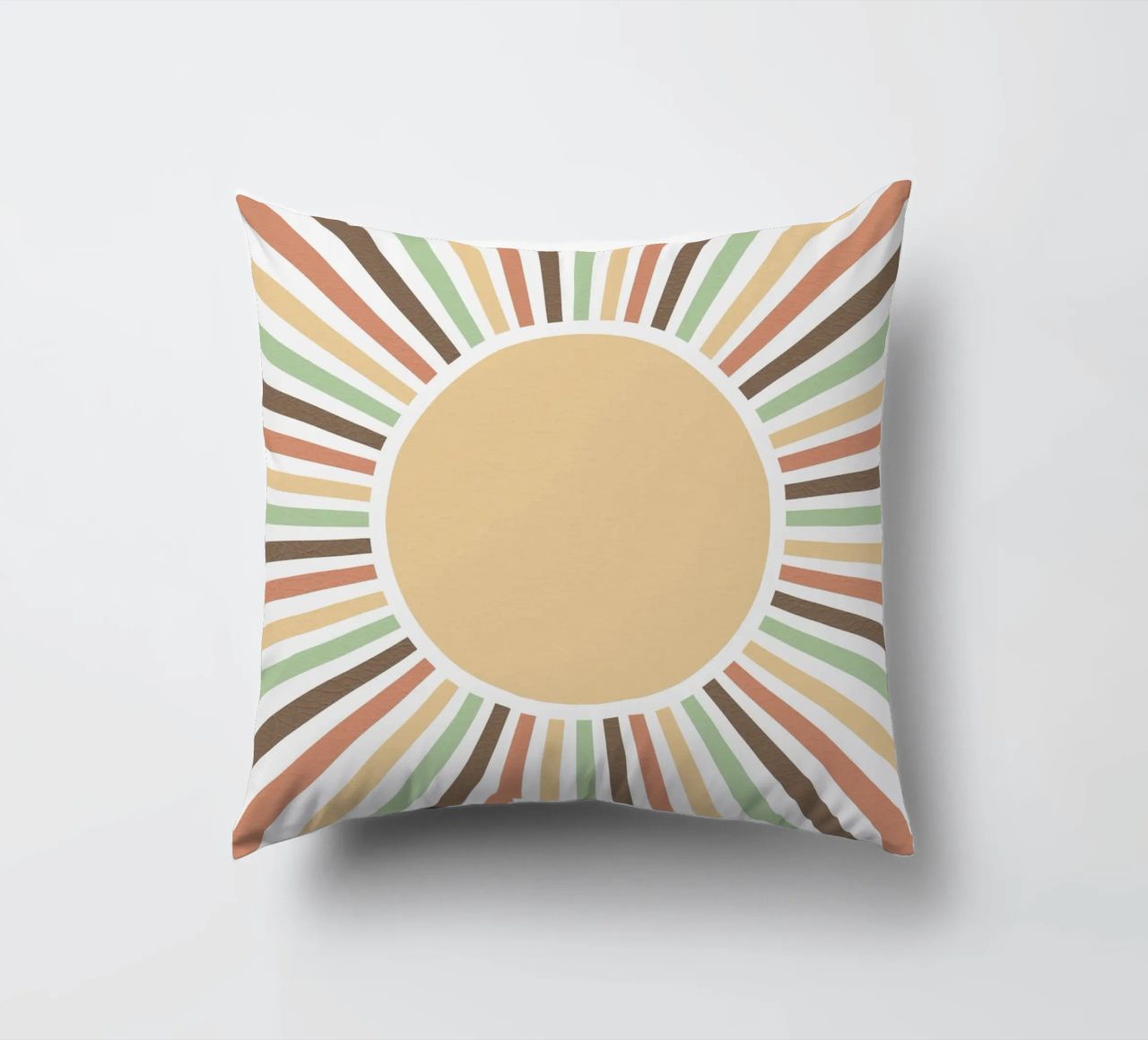Radiating lines creating a sunburst effect cuscino da LisaArtes