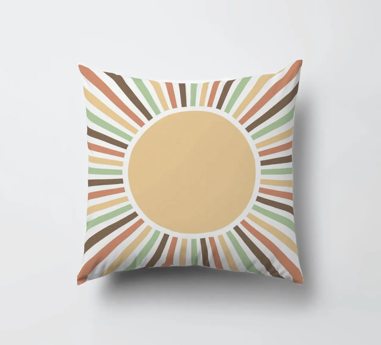 Radiating lines creating a sunburst effect cuscino da LisaArtes