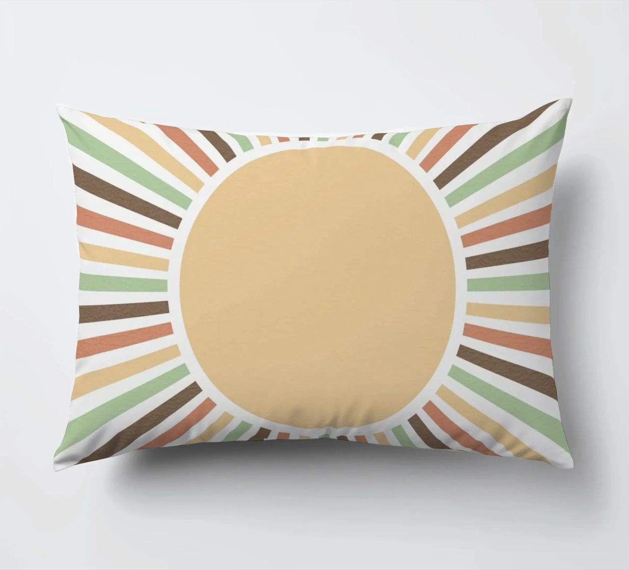 Radiating lines creating a sunburst effect cuscino da LisaArtes