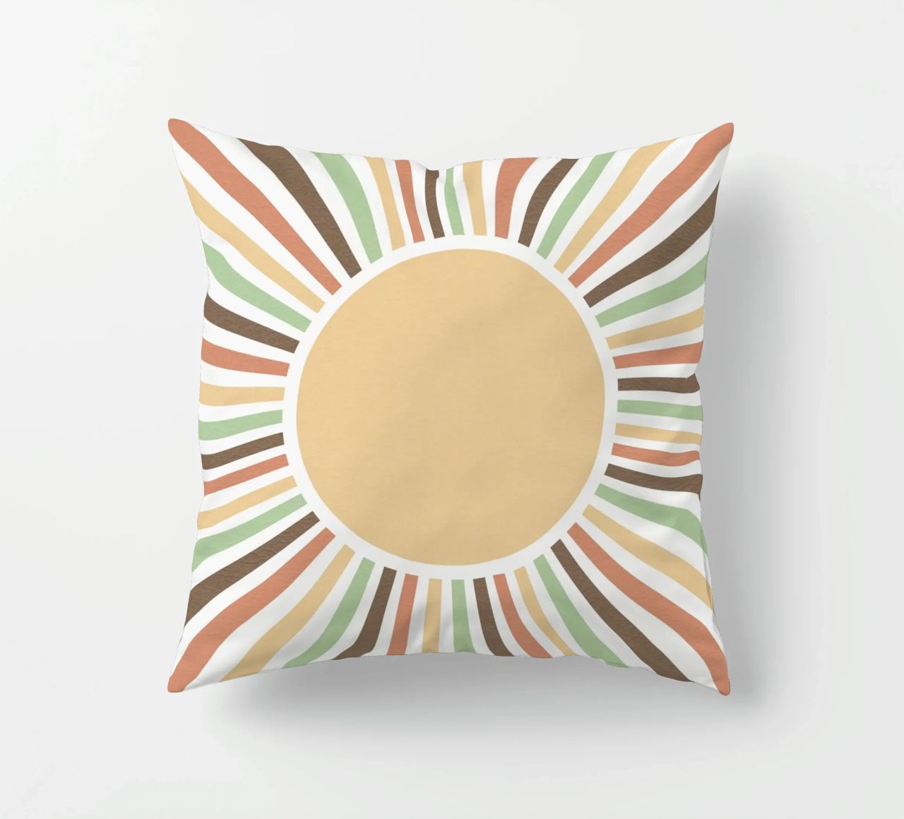 Radiating lines creating a sunburst effect cuscino da LisaArtes