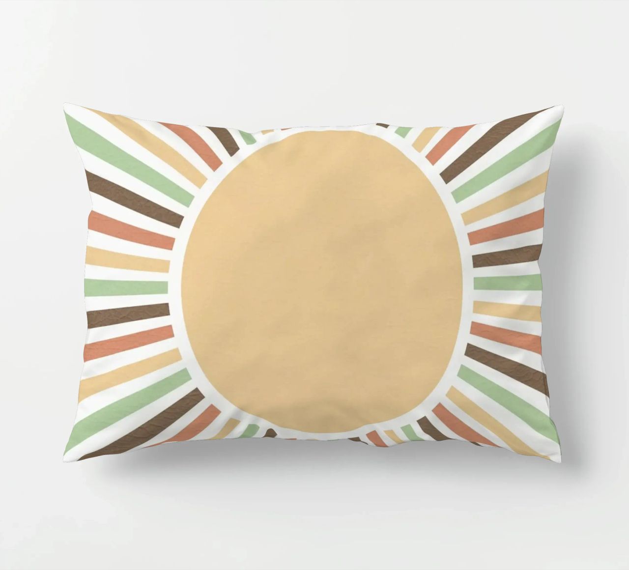 Radiating lines creating a sunburst effect cuscino da LisaArtes