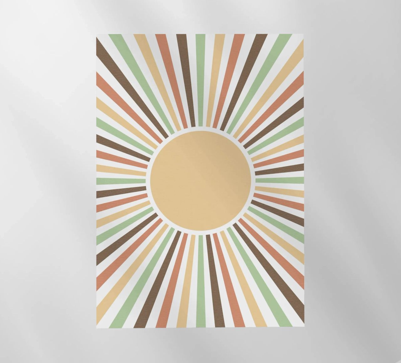 Radiating lines creating a sunburst effect pellicola backlit da LisaArtes