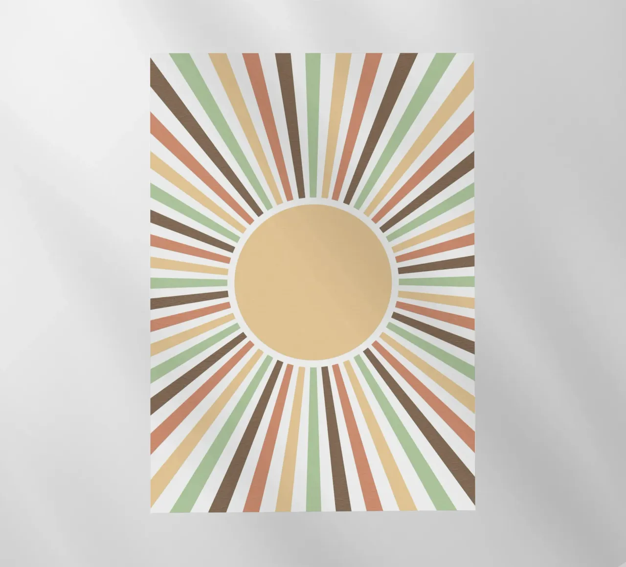 Radiating lines creating a sunburst effect pellicola backlit da LisaArtes
