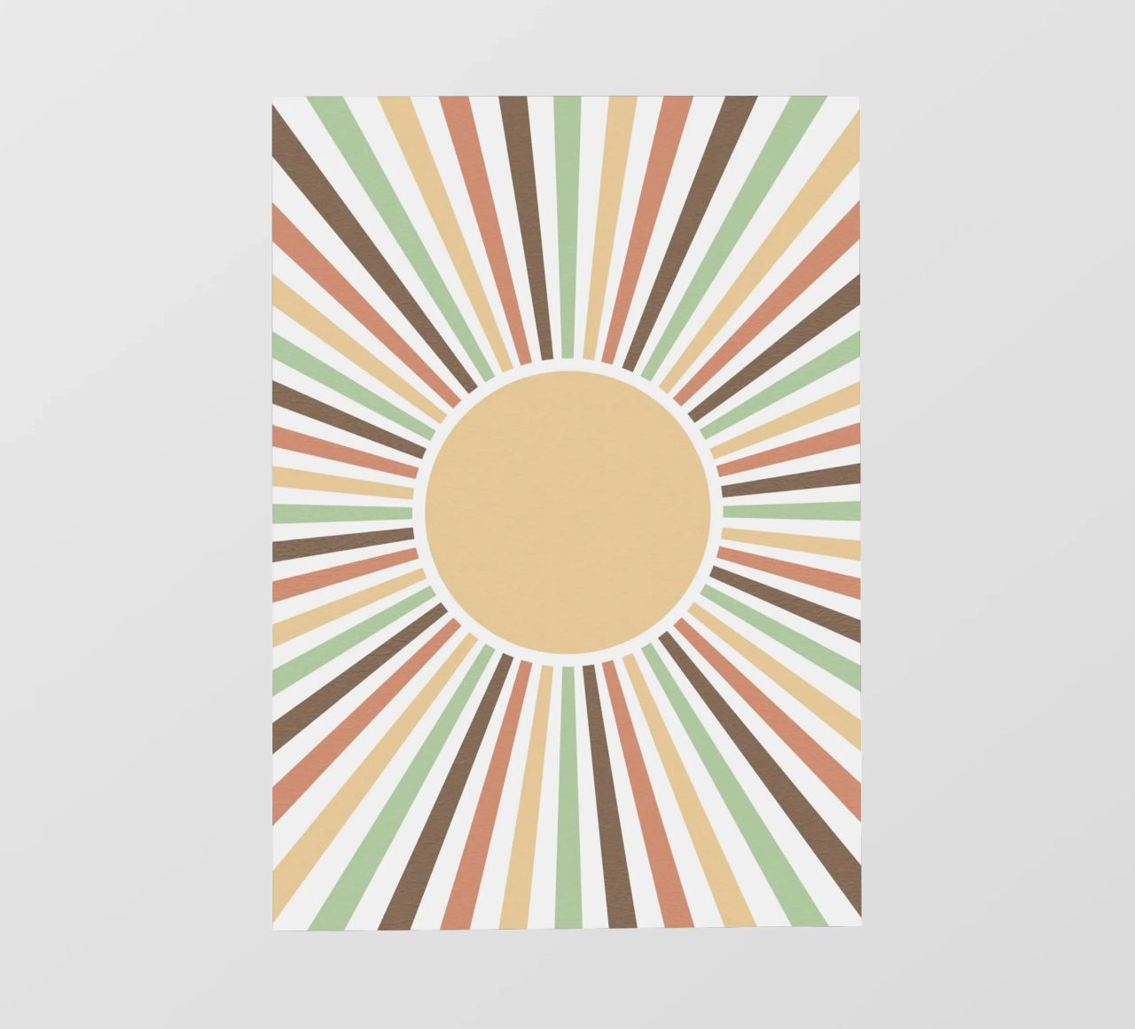 Radiating lines creating a sunburst effect pellicola backlit da LisaArtes