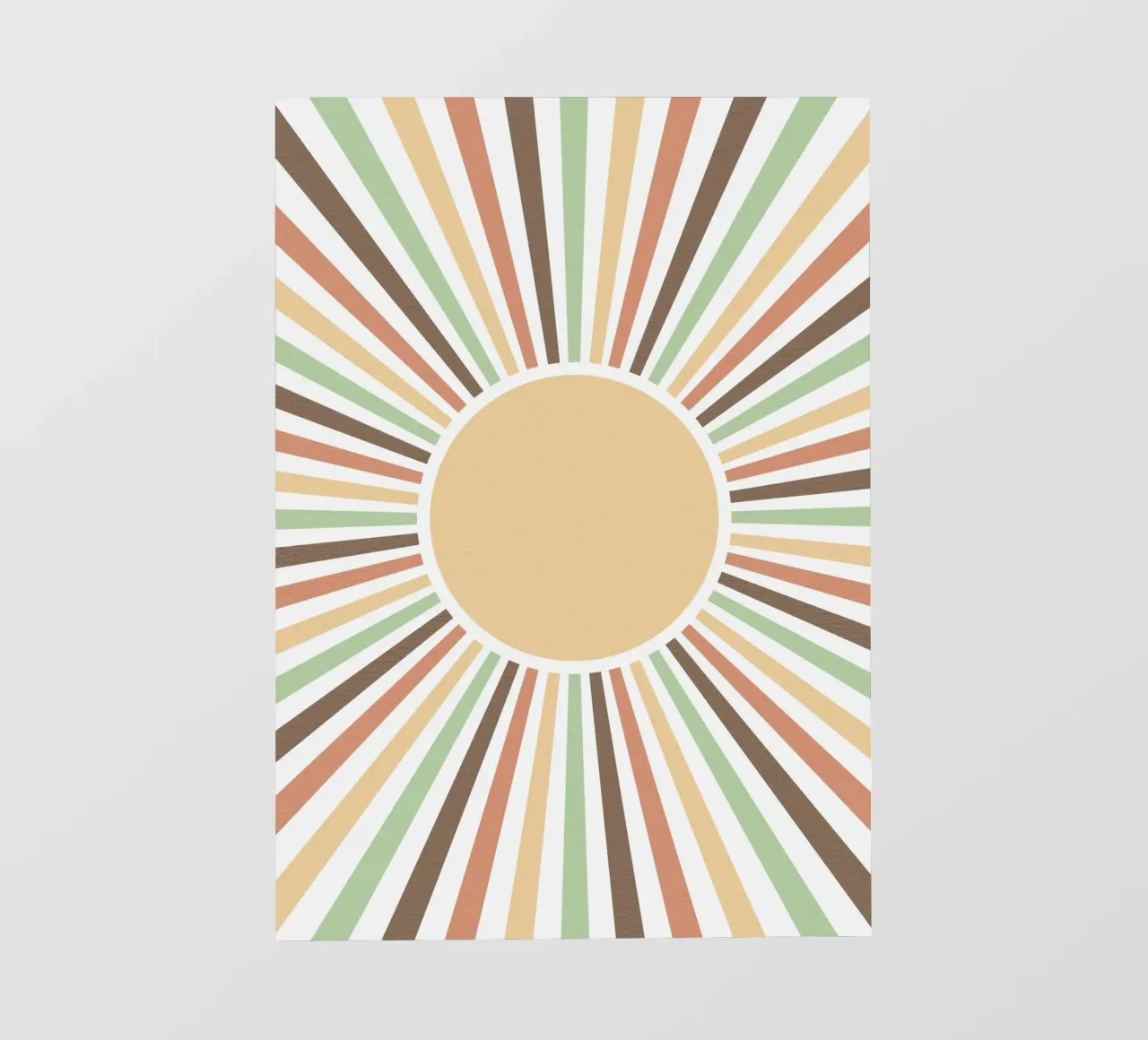 Radiating lines creating a sunburst effect Backlit Folie von LisaArtes