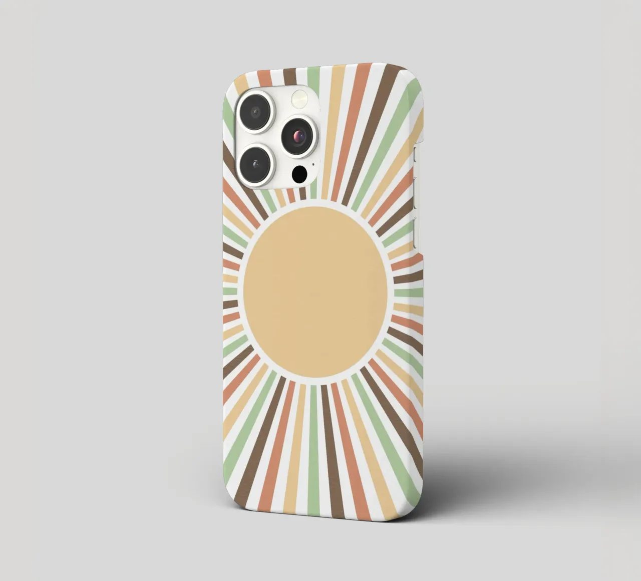 Radiating lines creating a sunburst effect cover iphone da LisaArtes