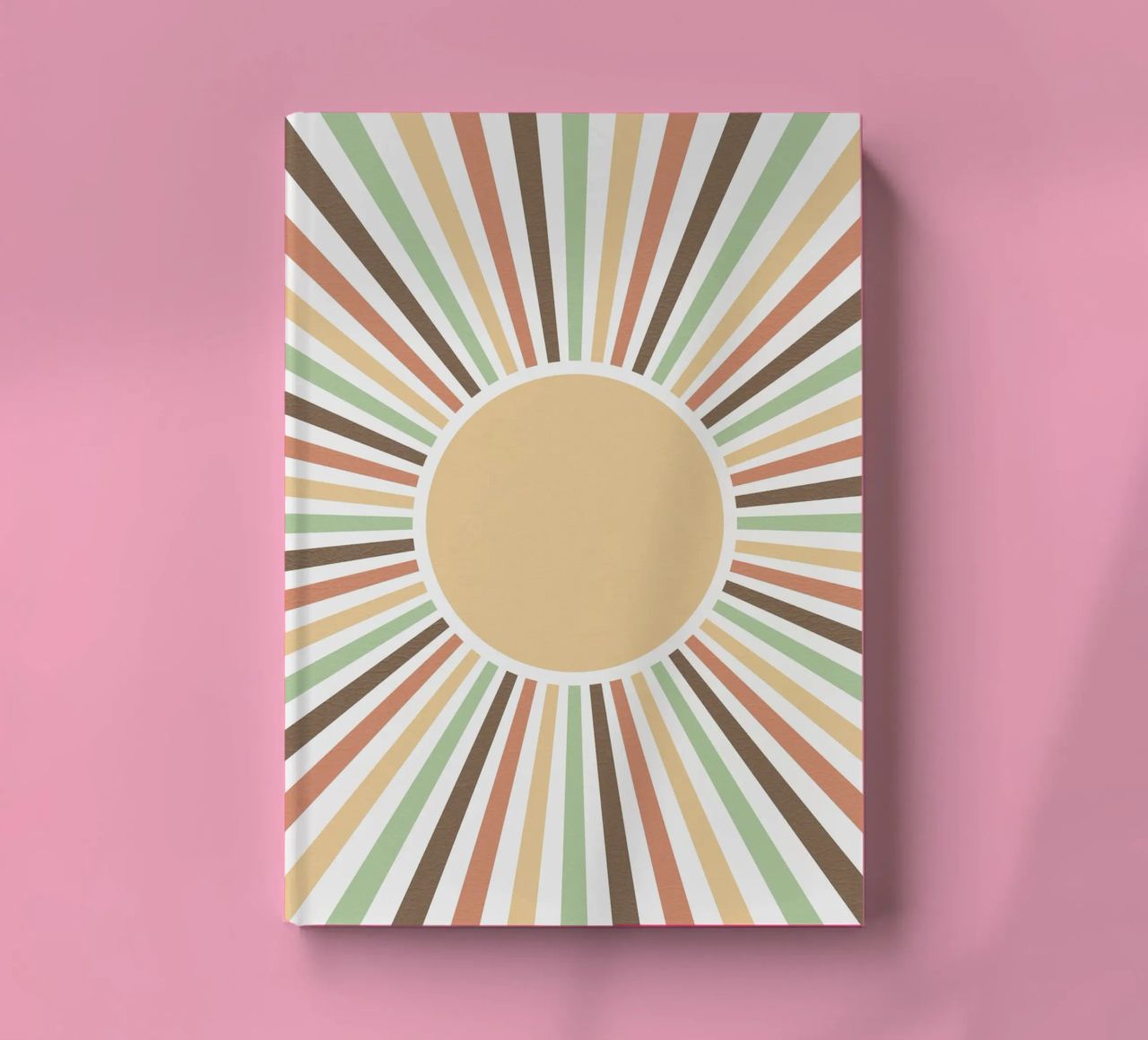 Radiating lines creating a sunburst effect diario da LisaArtes