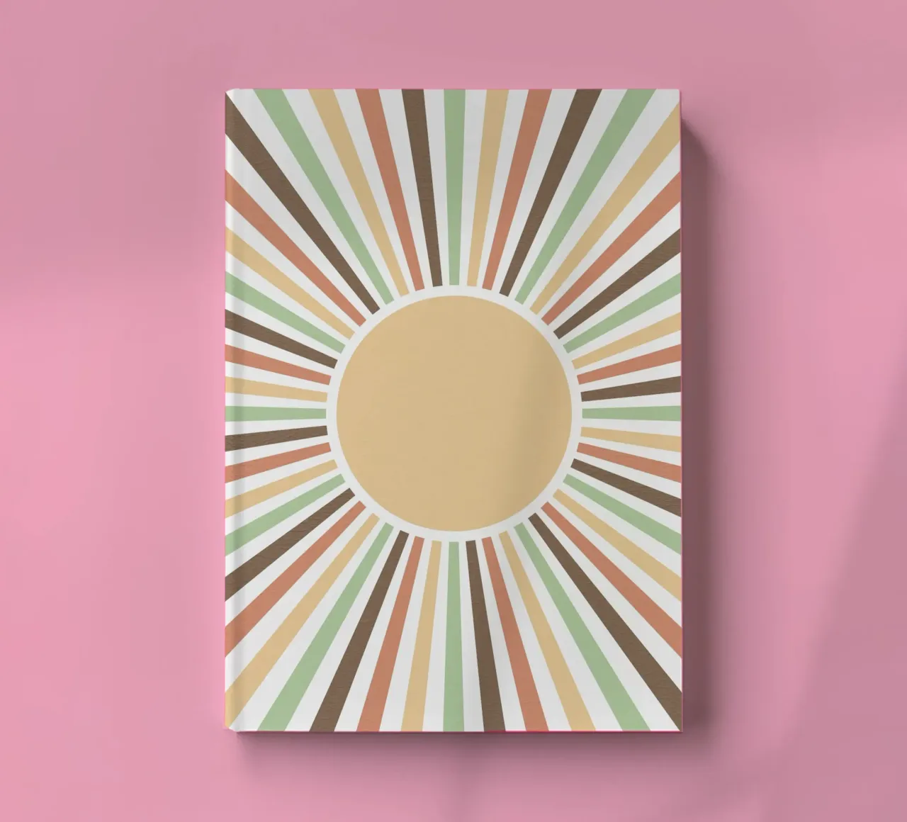 Radiating lines creating a sunburst effect diario da LisaArtes