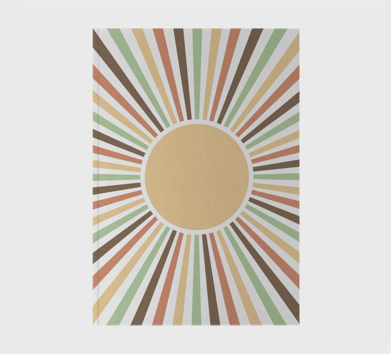 Radiating lines creating a sunburst effect diario da LisaArtes