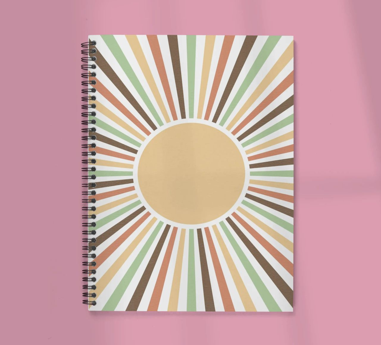 Radiating lines creating a sunburst effect diario ad anelli da LisaArtes