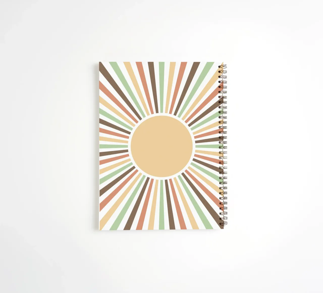 Radiating lines creating a sunburst effect Ringbuch von LisaArtes