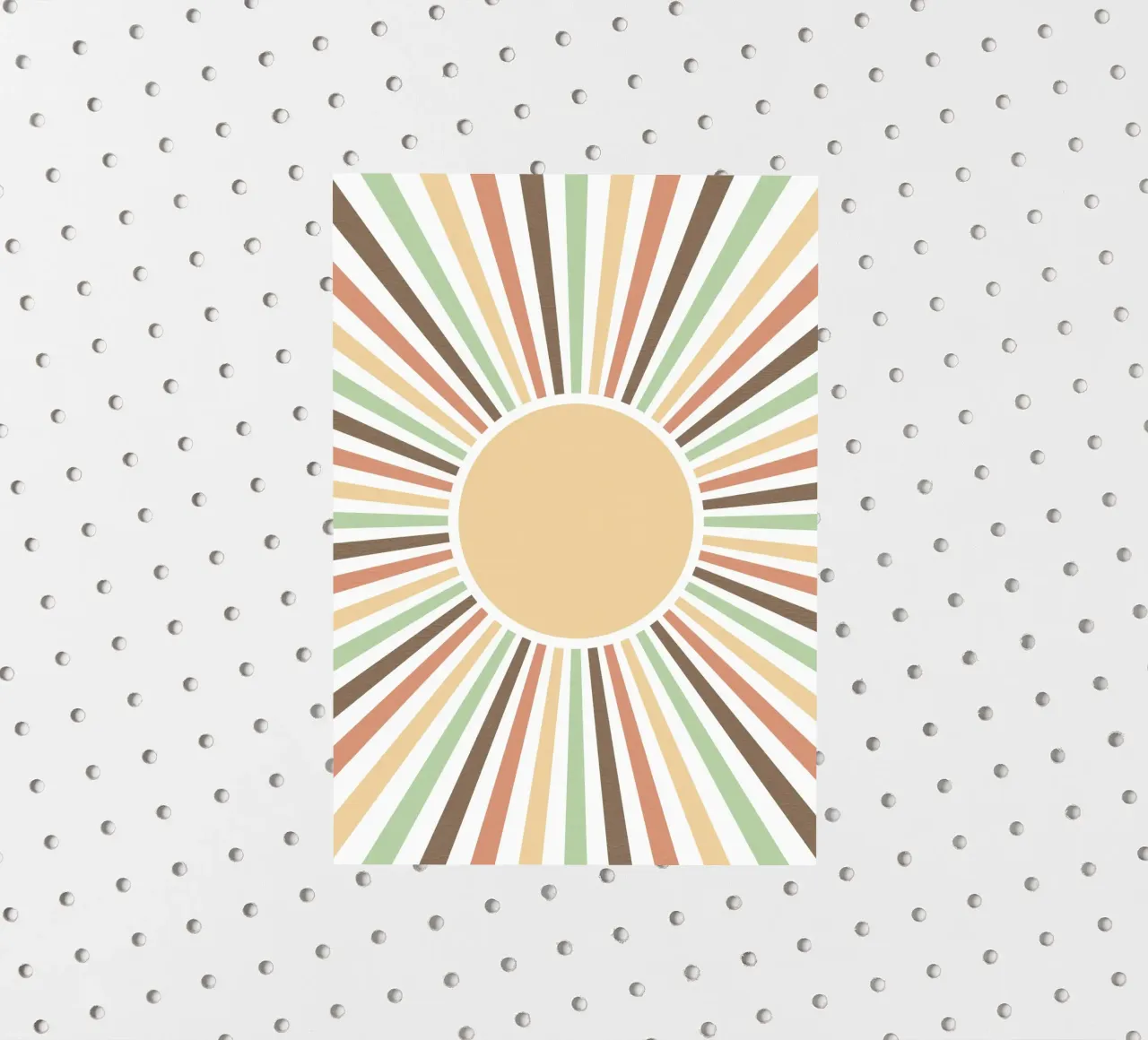 Radiating lines creating a sunburst effect Sticker von LisaArtes