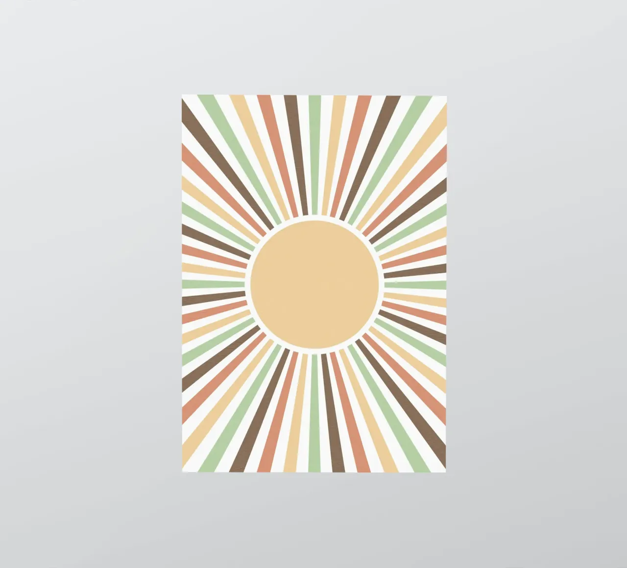 Radiating lines creating a sunburst effect Sticker von LisaArtes