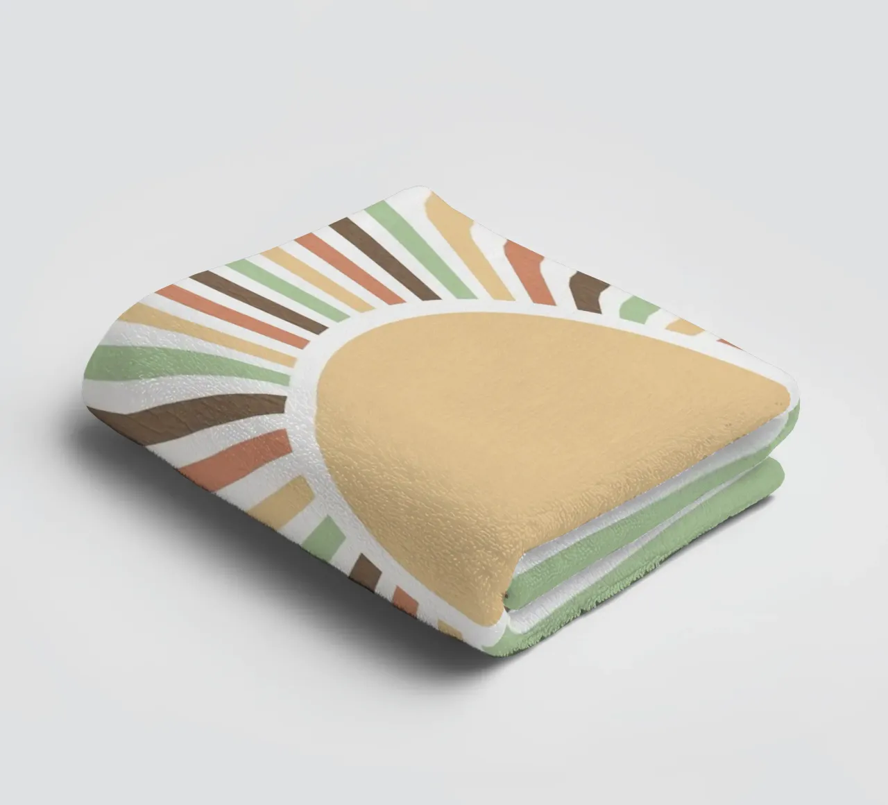 Radiating lines creating a sunburst effect serviette de bain de LisaArtes