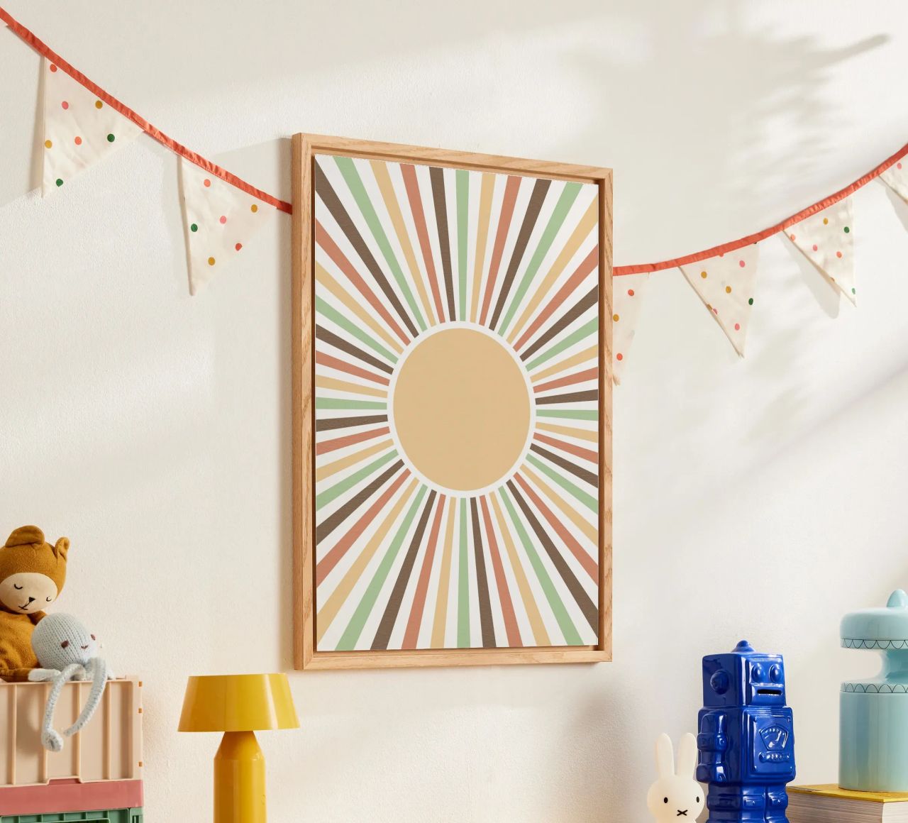 Radiating lines creating a sunburst effect plexiglass da LisaArtes