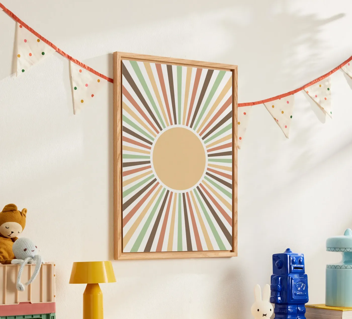 Radiating lines creating a sunburst effect plexiglass da LisaArtes