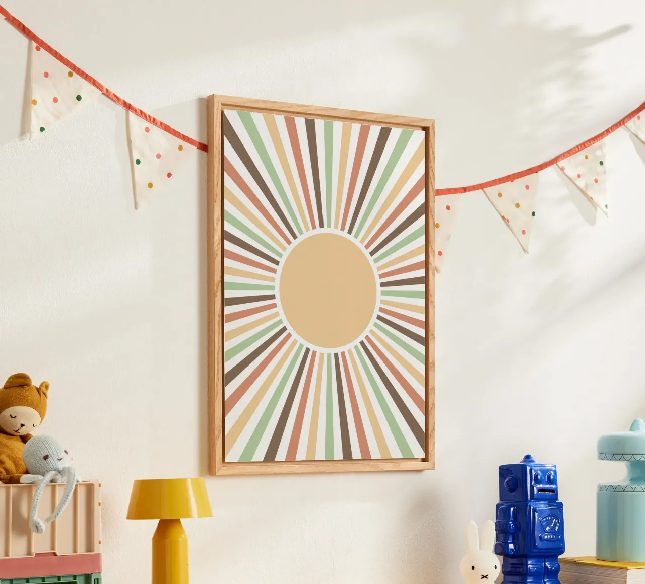 Radiating lines creating a sunburst effect Acryl-Glas von LisaArtes
