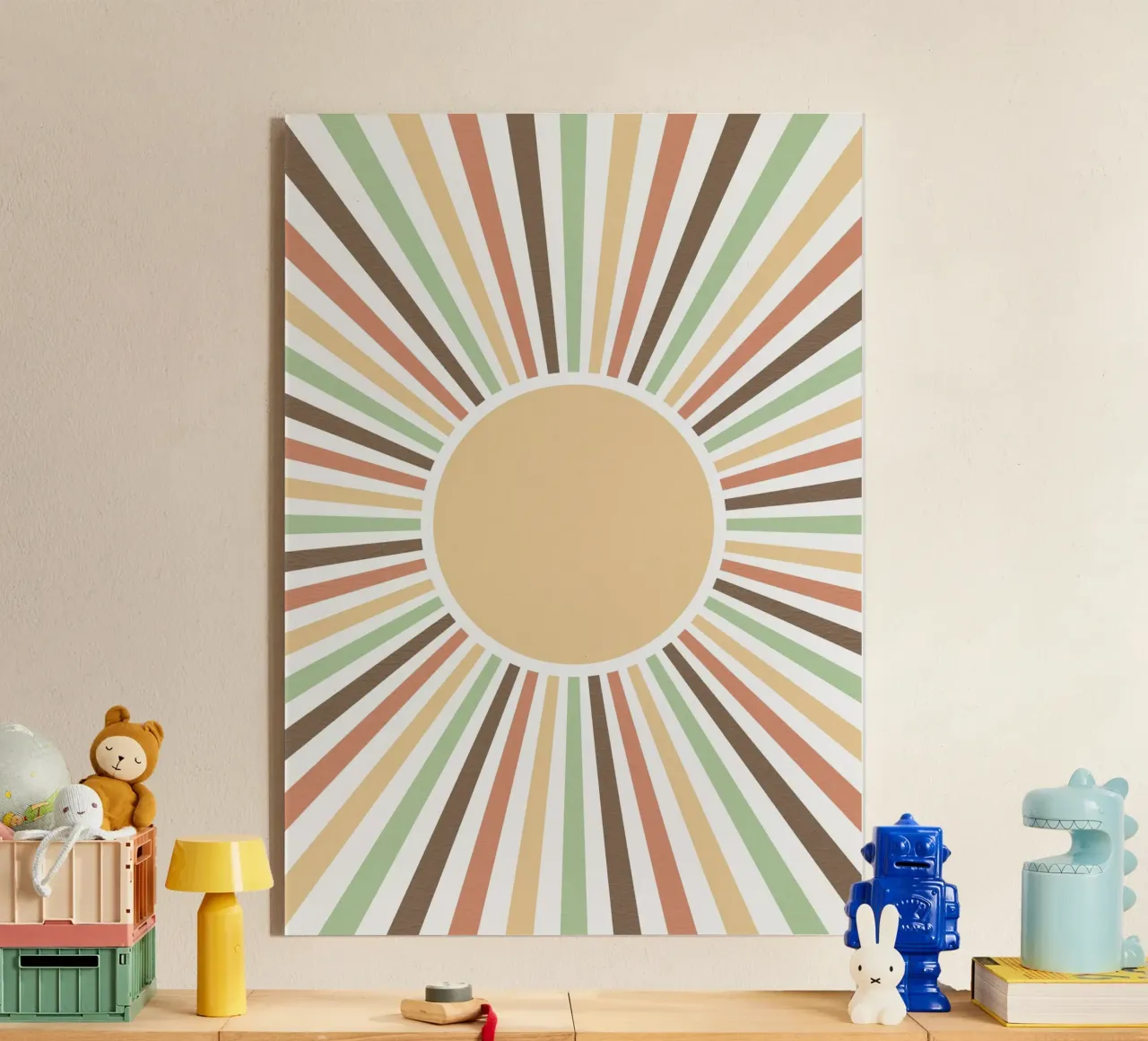 Radiating lines creating a sunburst effect Acryl-Glas von LisaArtes