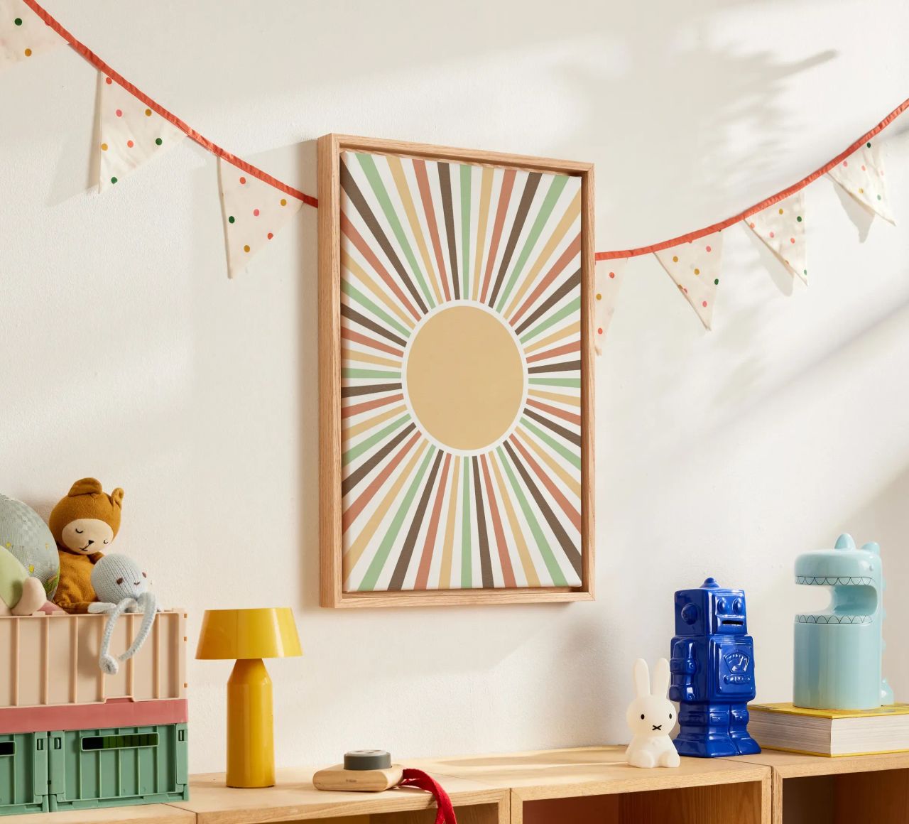 Radiating lines creating a sunburst effect tela da LisaArtes