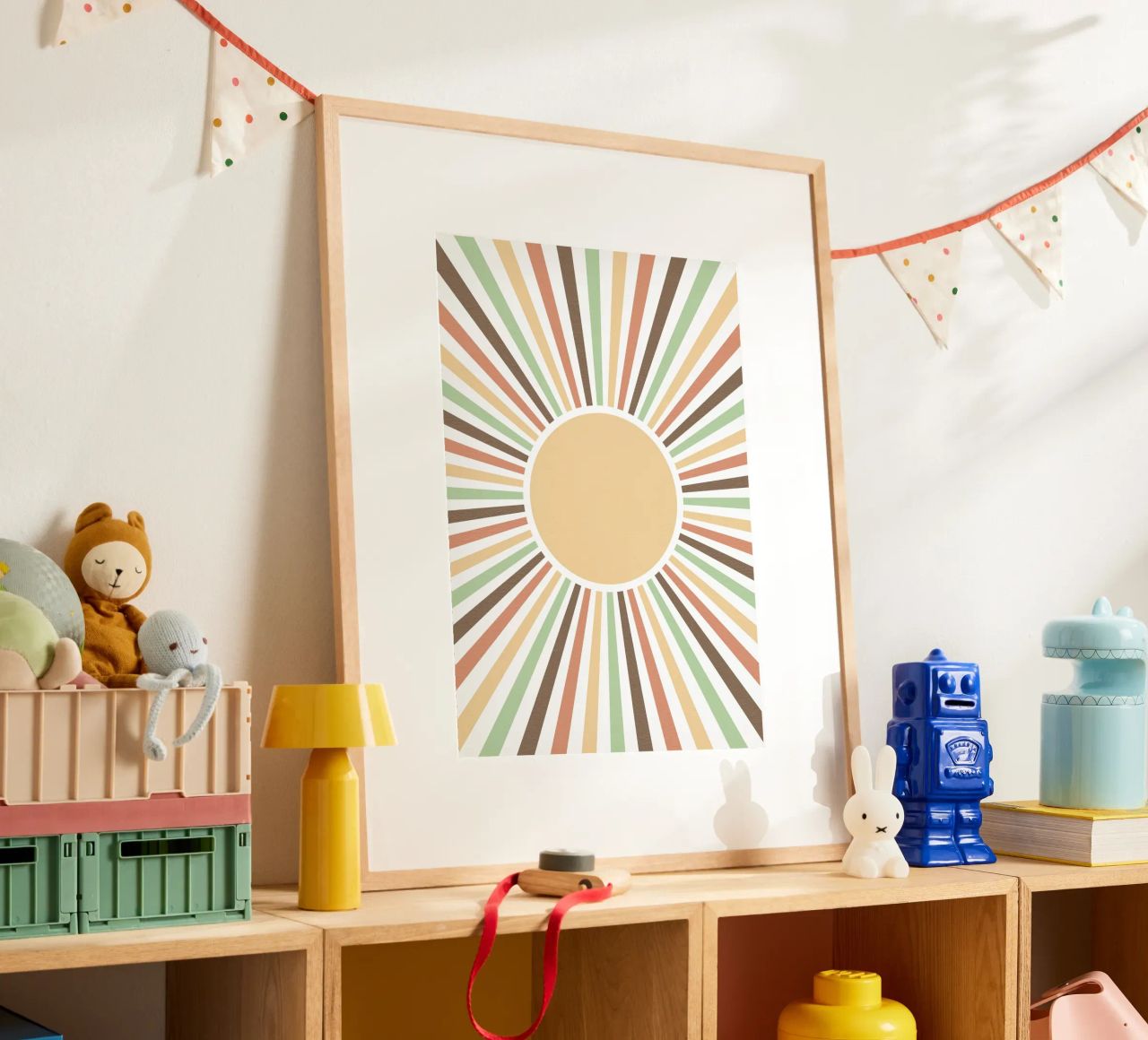 Radiating lines creating a sunburst effect Hahnemühle von LisaArtes