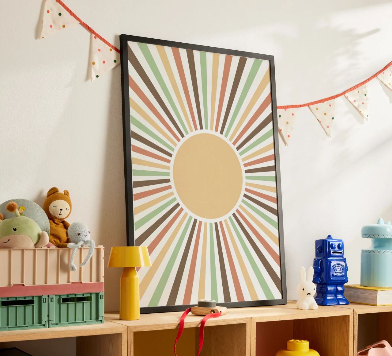 Radiating lines creating a sunburst effect Hahnemühle von LisaArtes
