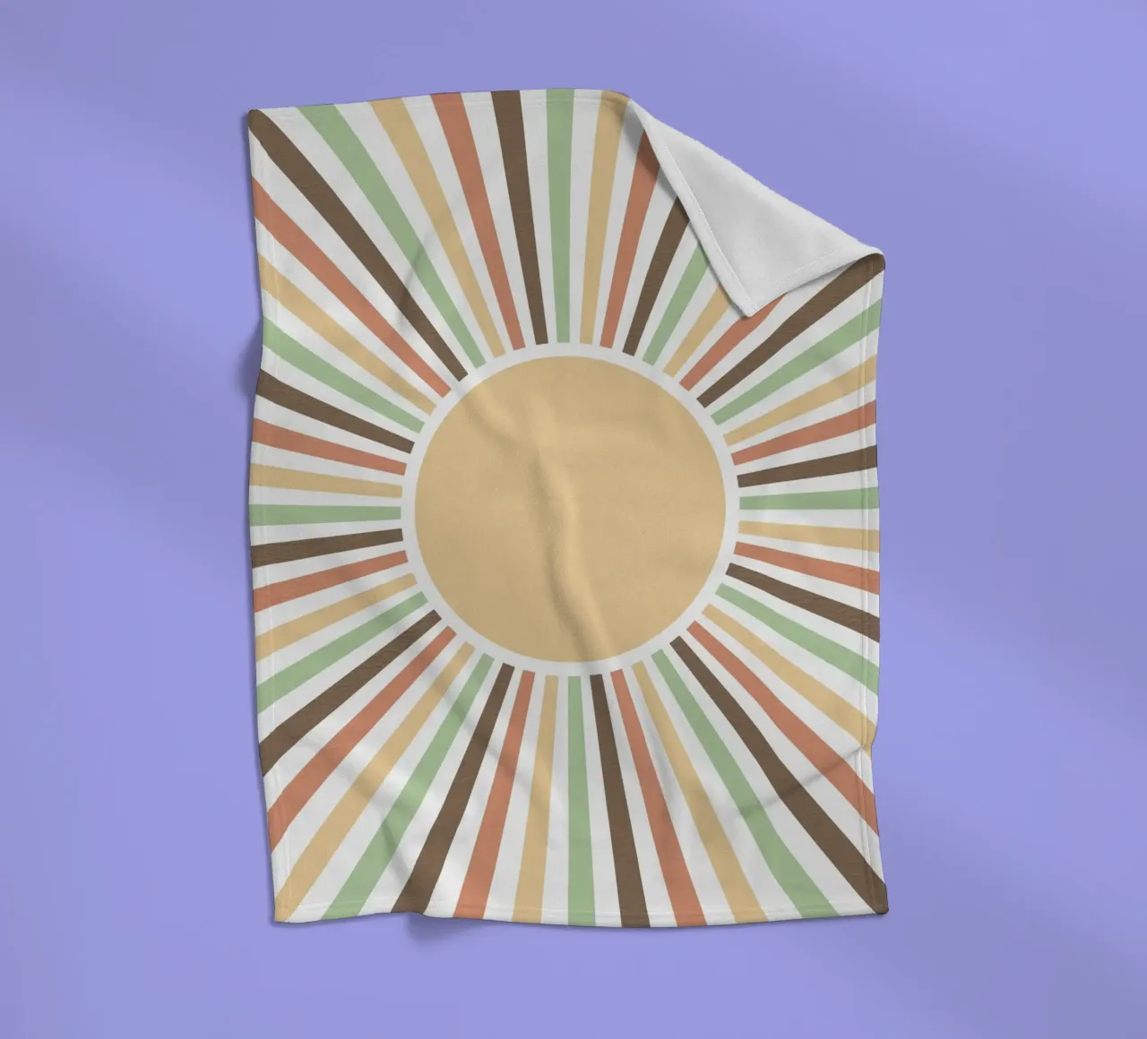 Radiating lines creating a sunburst effect coperta in pile da LisaArtes