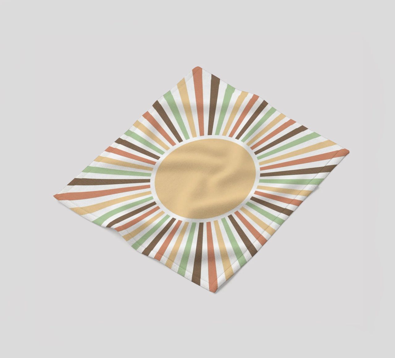 Radiating lines creating a sunburst effect Fleecedecke von LisaArtes