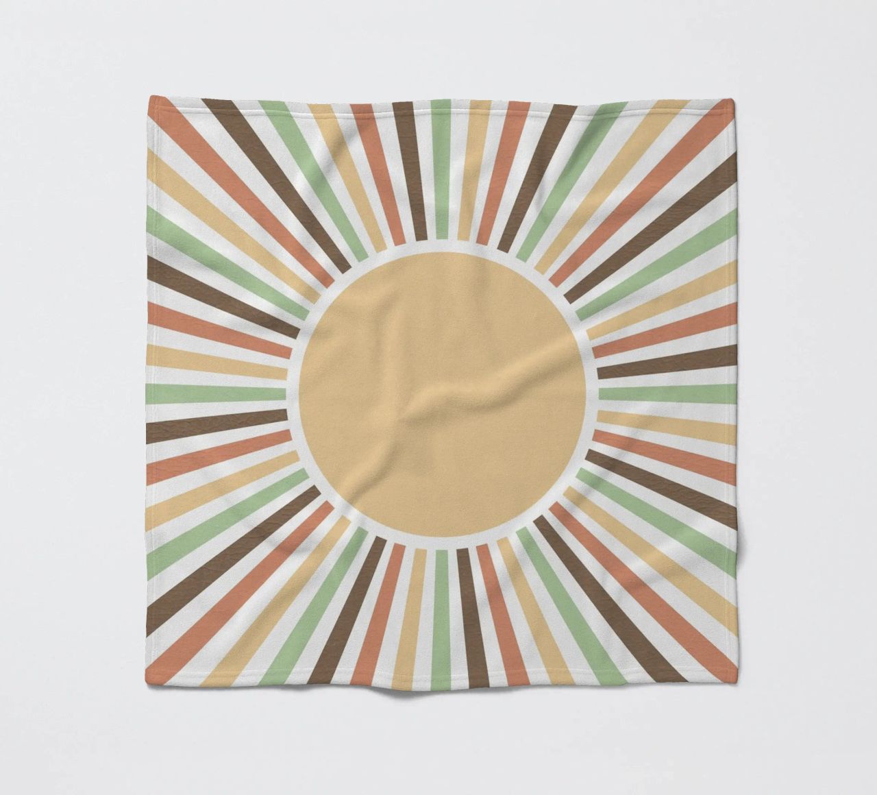 Radiating lines creating a sunburst effect Fleecedecke von LisaArtes