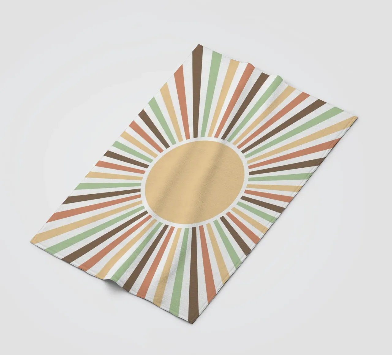 Radiating lines creating a sunburst effect Fleecedecke von LisaArtes